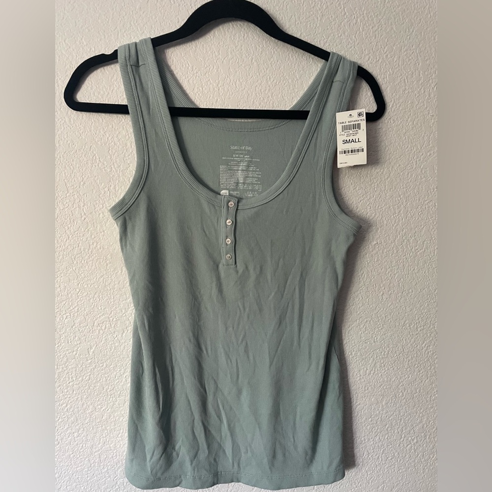 🌟5/$15🌟NWT State of Day Ribbed Lounge Tank